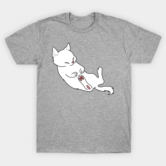 Relaxed Cat T-Shirt by jintetsu
